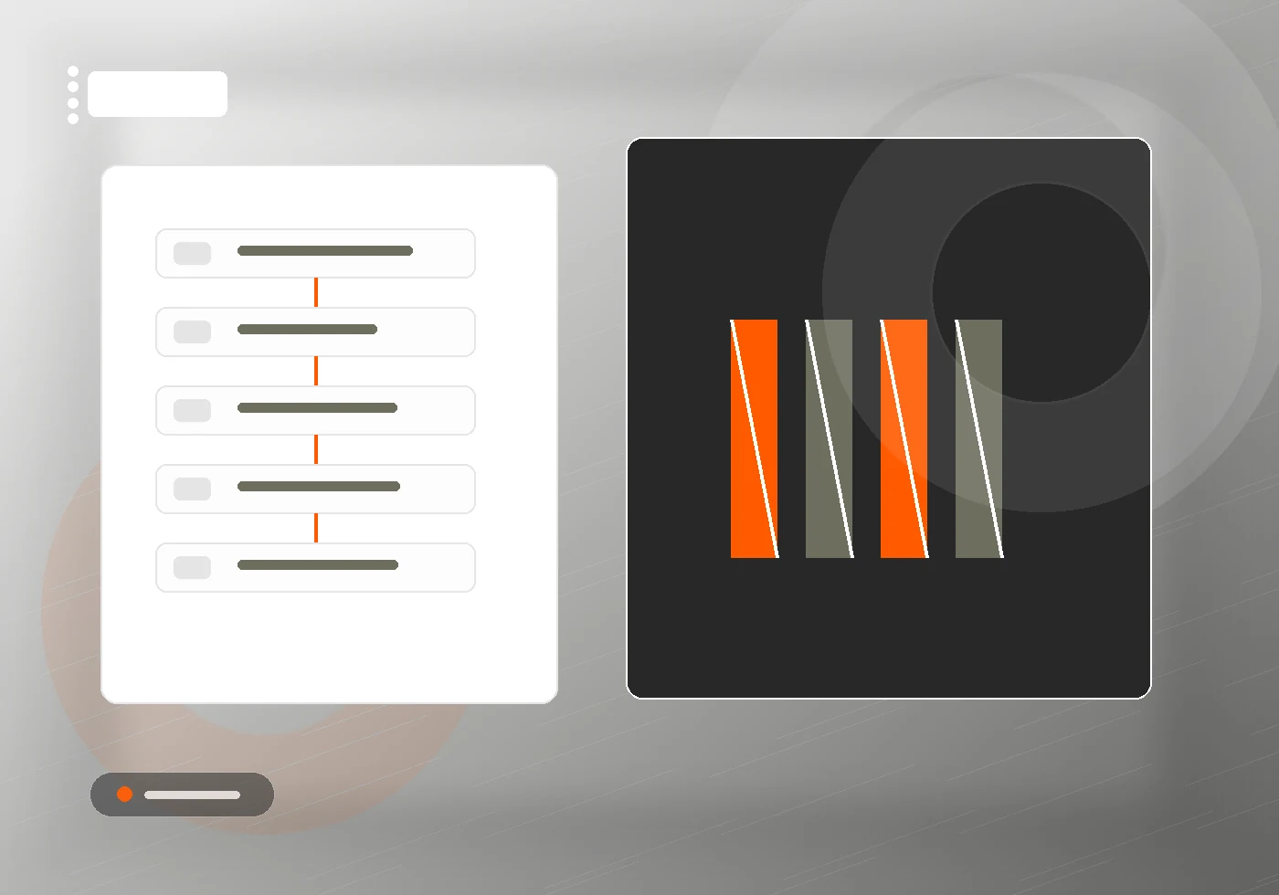 Construction project dashboard. Construction project dashboard with planning, quotes and client updates.