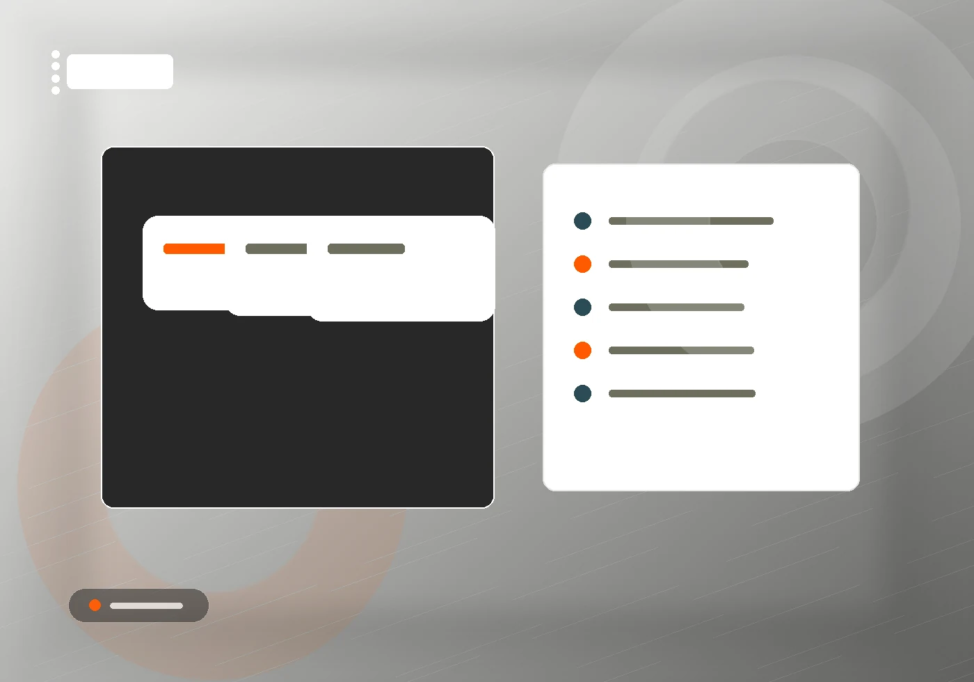 BulqPay payment process dashboard. Payment process dashboard with transactions, payment links and status timeline.