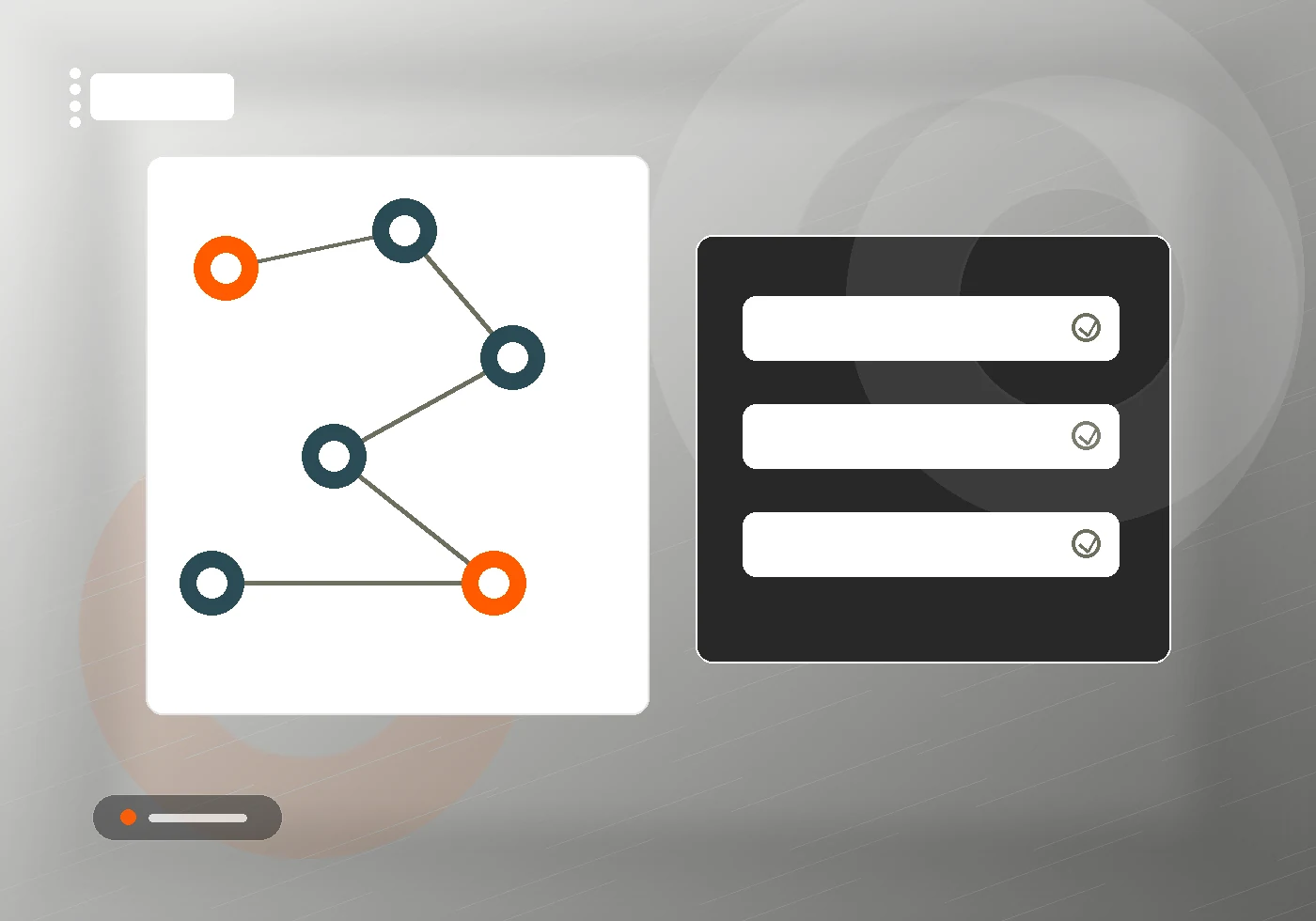 AI workflow met menselijke goedkeuring. AI workflow visual with a human approval layer.