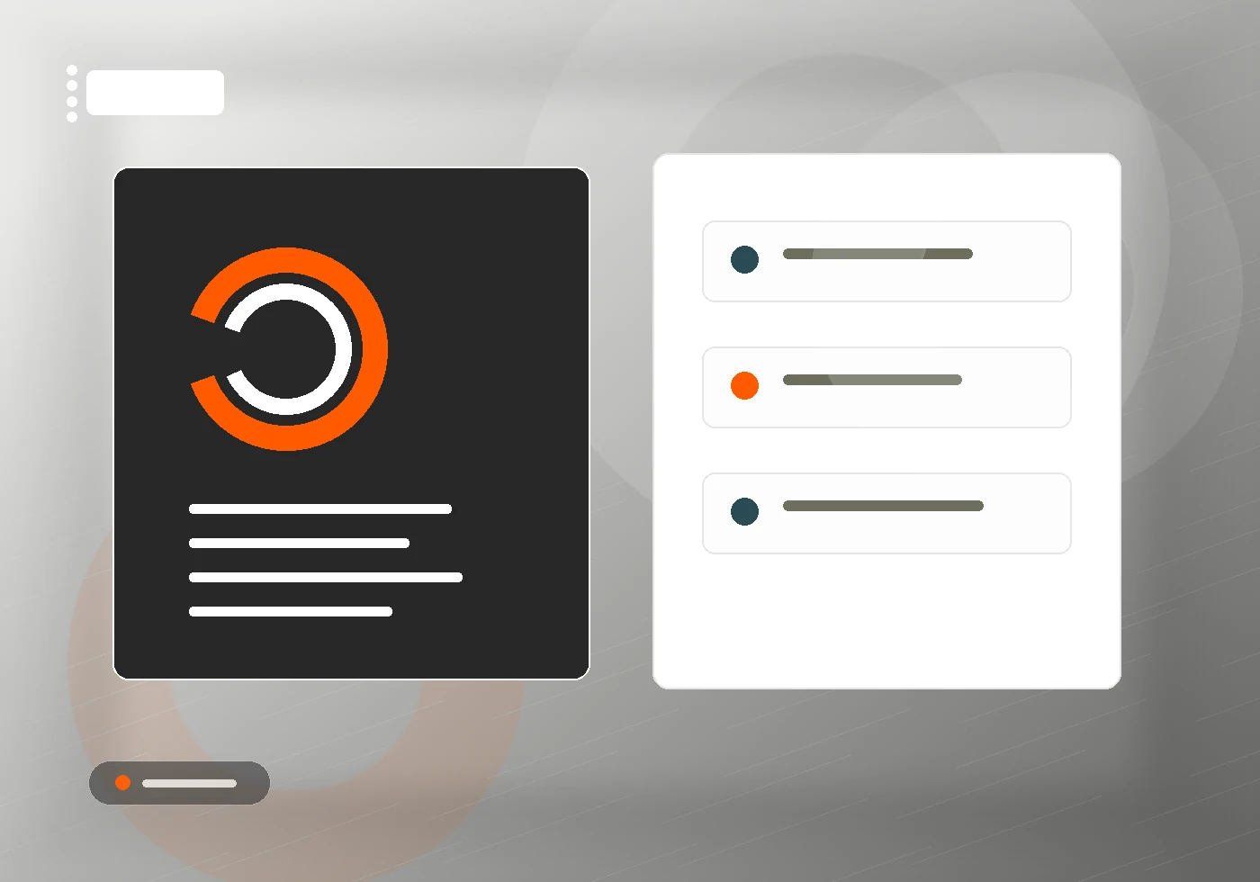 Website mockups met funnelblokken. Modern website mockups with funnel blocks.